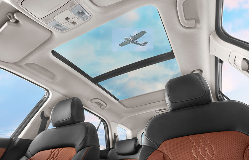 Voice enabled smart panoramic sunroof