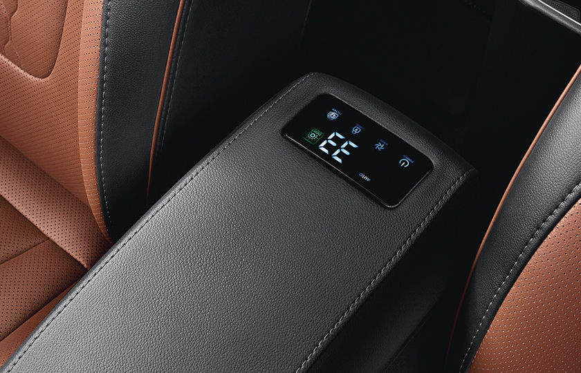 Auto healthy air purifier with AQI display