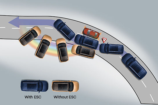 Electronic stability control (ESC)