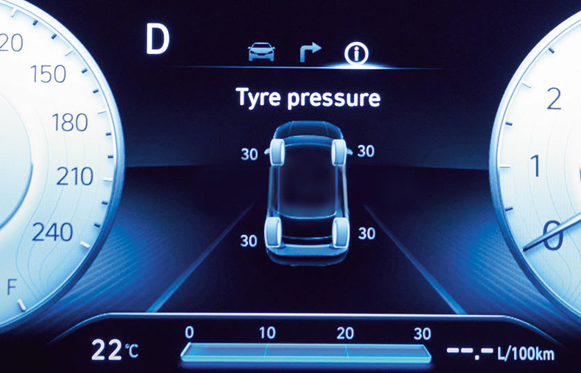 Tyre pressure monitoring system (Highline)