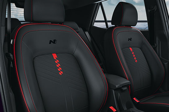 Leather^ seats with N logo