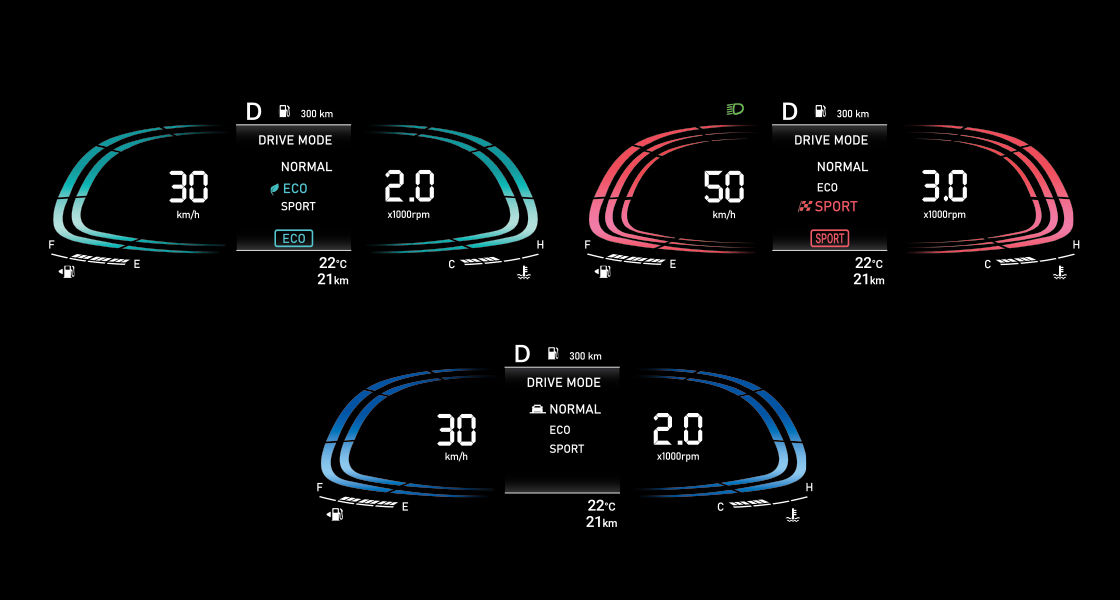 Drive mode select