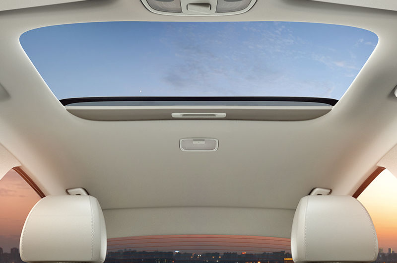 Smart electric sunroof